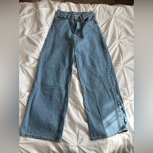 Old Navy Light Blue Baggy Wide Leg Jeans